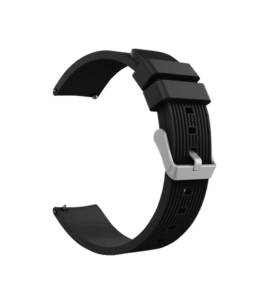 Premium Black Silicon Band - Galaxy Smart Watch