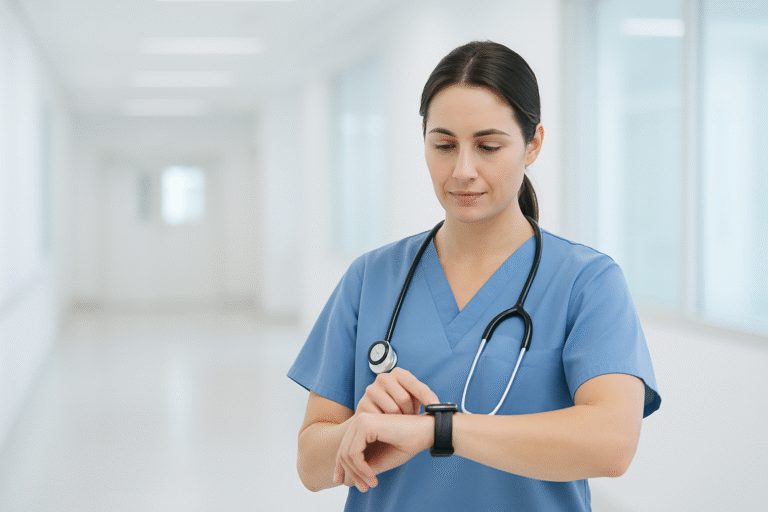 Healthcare Worker Solutions: 12-Hour Shift Wearable Setup