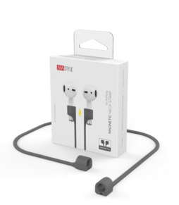 AhaStyle Magnetic Anti-Lost Straps for AirPods - Grey