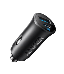 Anker PowerDrive 30W Dual-Port Car Charger for Wearable AI Devices
