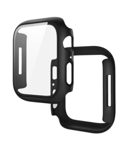 Apple Watch Series 10 Tempered Glass Protection Case - 46mm - Black