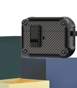 Carbon Fibre AirPods Pro 2 Case - Black