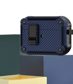 Carbon Fibre AirPods Pro 2 Case - Blue