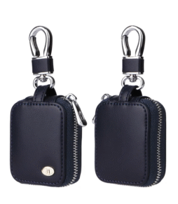 Premium PU Leather AirPods Pro Case - Dark Blue