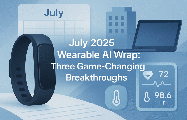 July 2025 Wearable AI Wrap