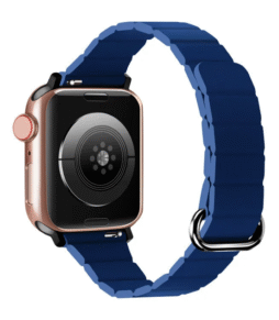 Microfibre Leather Magnetic Apple Watch Watchband - 40mm/42mm - Midnight Blue
