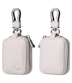 Premium PU Leather AirPods Pro Case - Milky White