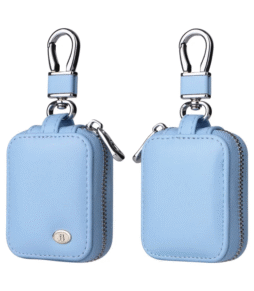 Premium PU Leather AirPods Pro Case - Sky Blue