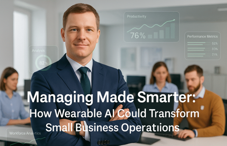 Wearable AI for Business Managers