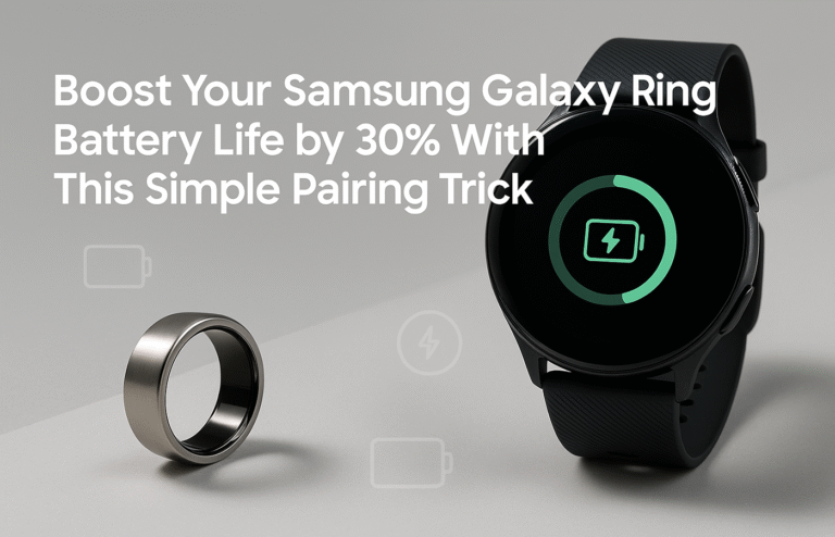 Smart Ring Battery Extension Guide